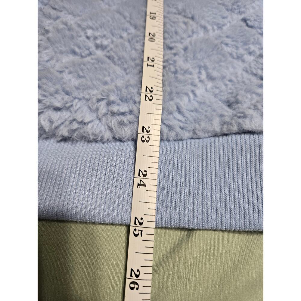 Cato large women's light blue fuzzy sweater - Picture 11 of 11